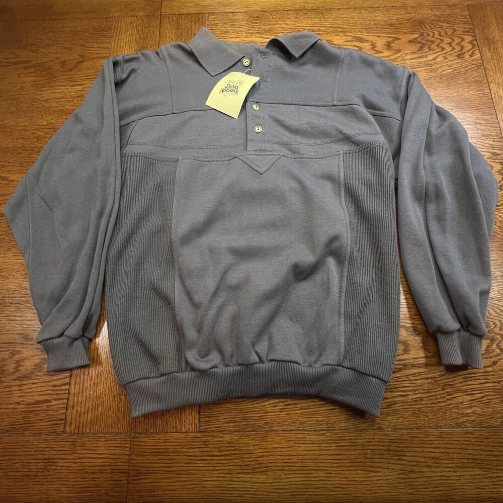 Sears Roebuck and Co Vintage Sweatshirt Mens Size Medium Grey New With Tag
